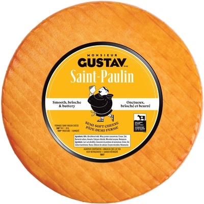Monsieur Gustav Fromage Saint-Paulin 35,00 $/1kg 15,88 $/1lb