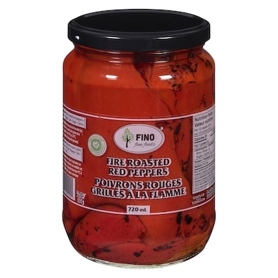 Fino Fine Foods Fire Roasted Red Peppers  720 ml, $0.97/100ml