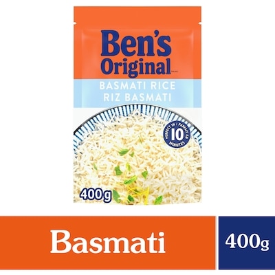 Bens Basmati Rice 400 g, $1.50/100g