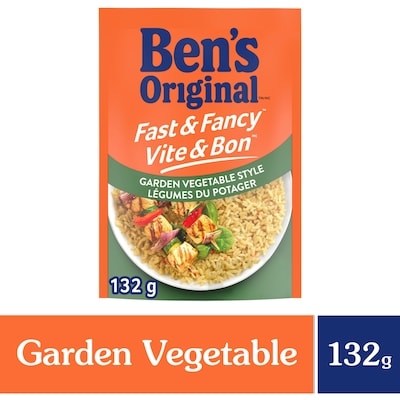 Ben’s VITE & BON riz aux légumes du potager 132 g, 1,51 $/100g