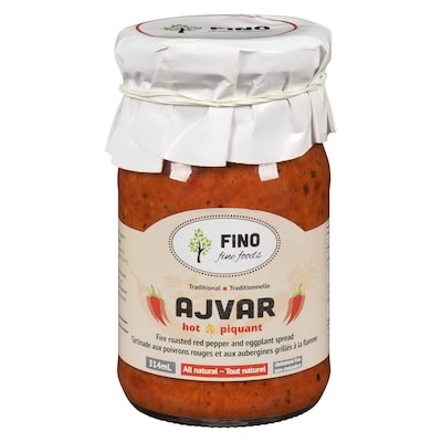 Fino Fine Foods Hot Ajvar 314 ml, $2.23/100ml