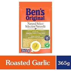 Ben’s SÉLECTION NATURELLE huile d'olive, ail rôti et riz sauvage 365 g, 1,78 $/100g