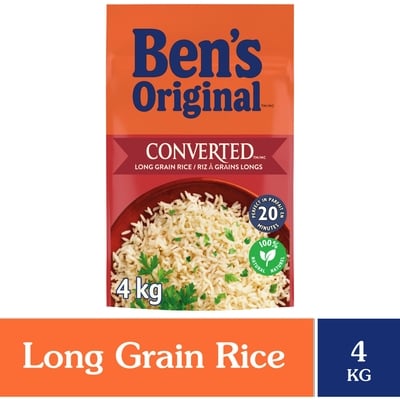 Bens CONVERTED Long Grain Parboiled Rice 4 kg, $0.42/100g
