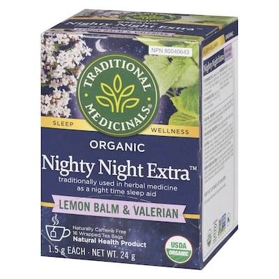 Nighty Night Extra Valerian Organic Wrapped Tea Bags