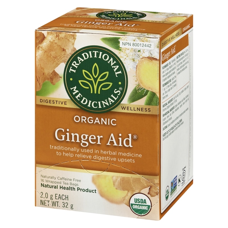 Ginger Aid Organic Wrapped Tea Bags