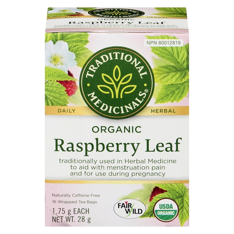 Raspberry Leaf Organic Wrapped Tea Bags