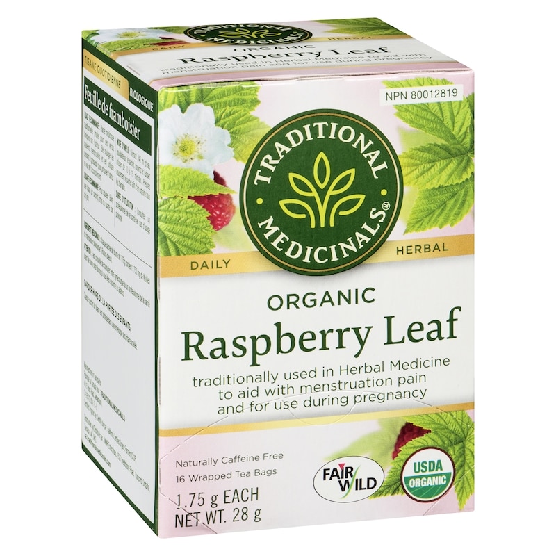 Raspberry Leaf Organic Wrapped Tea Bags