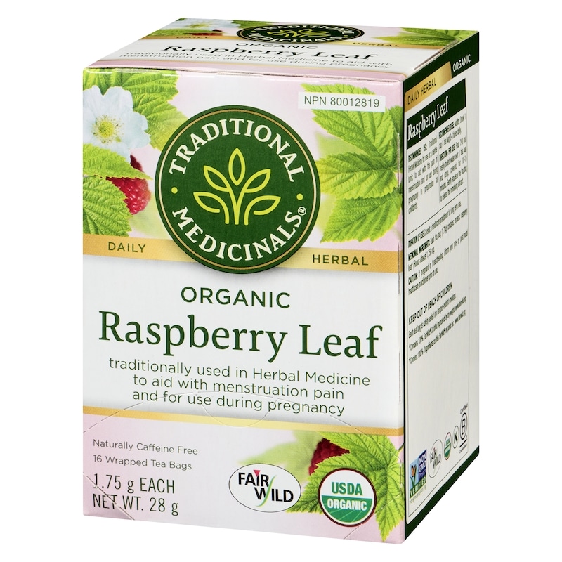 Raspberry Leaf Organic Wrapped Tea Bags