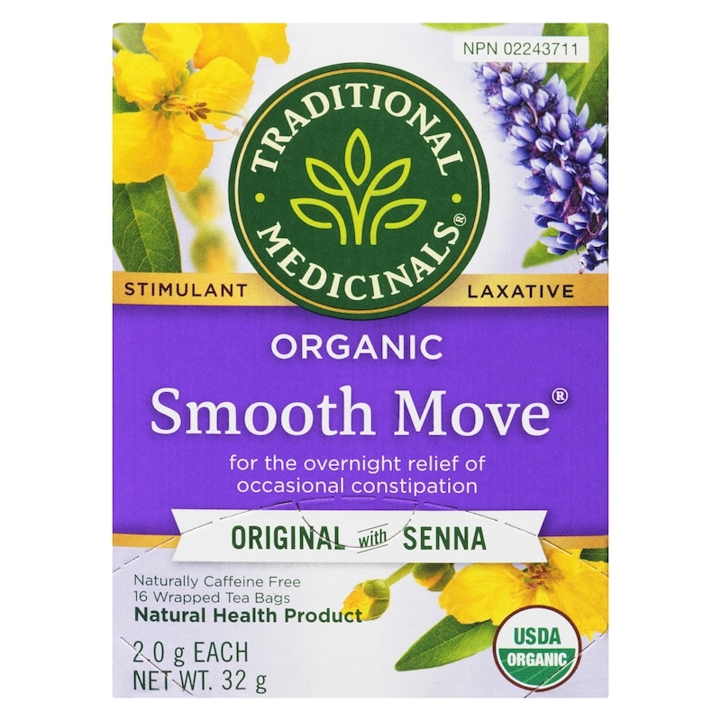 Smooth Move Original With Senna Organic Wrapped Tea Bags