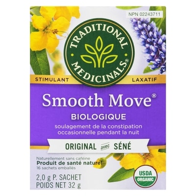 Smooth Move Original Avec Séné Biologique Sachets Emballés