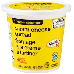 No Name Cream Cheese Spread 450 g, $1.44/100g