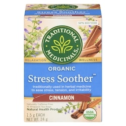 Stress Soother Cinnamon Organic Wrapped Tea Bags