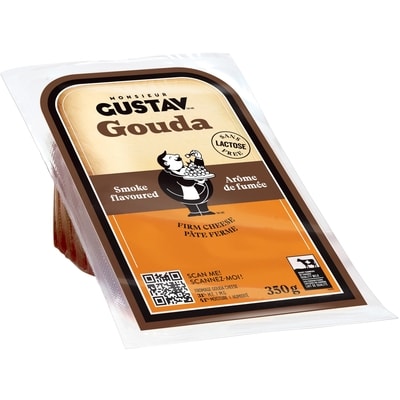 Monsieur Gustav Smoked Gouda 350 g, $3.14/100g