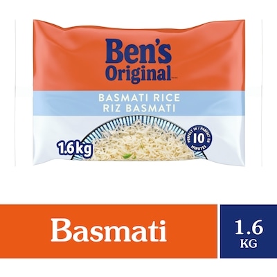 Ben’s Riz basmati 1.6 kg, 0,88 $/100g