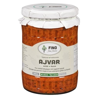 Fino Fine Foods Ajvar Mild 580 ml, $1.72/100ml