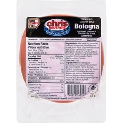 Chris Brothers Thick Sliced Country Style Bologna 24x375.0 g, $1.41/100g