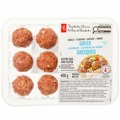 le Choix du Président Boulettes de viande grecques Saveurs du monde 400 g, 2,50 $/100g