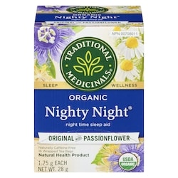 Wrapped Tea Bags Nighty Night Original With Passionflower Organic