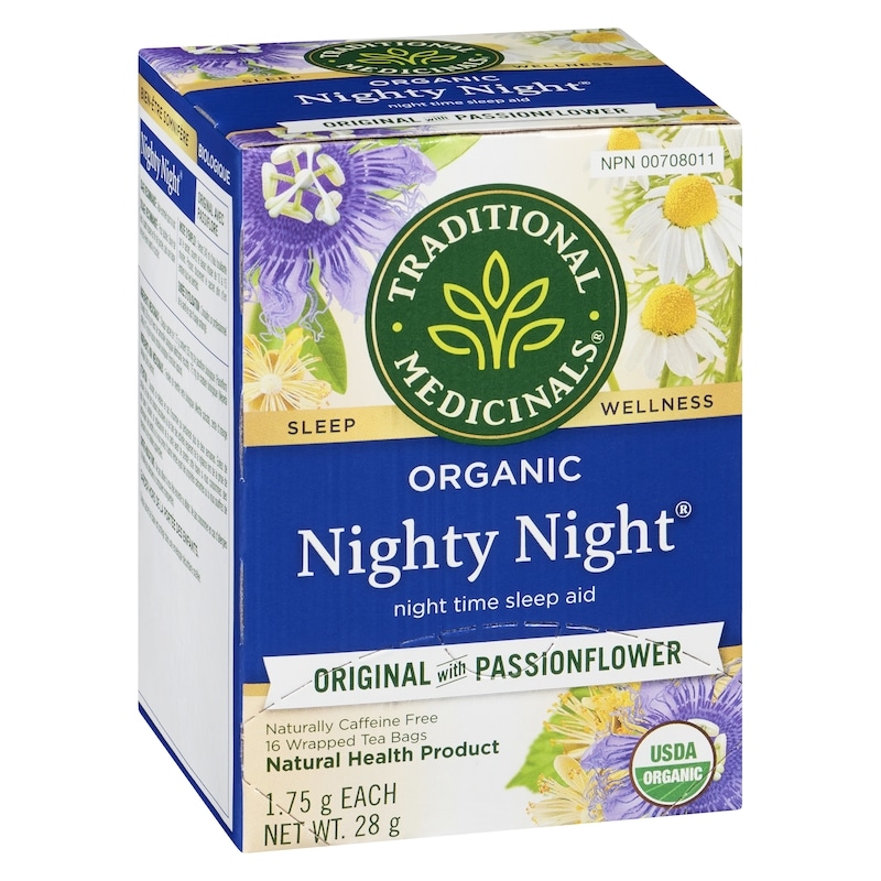 Wrapped Tea Bags Nighty Night Original With Passionflower Organic
