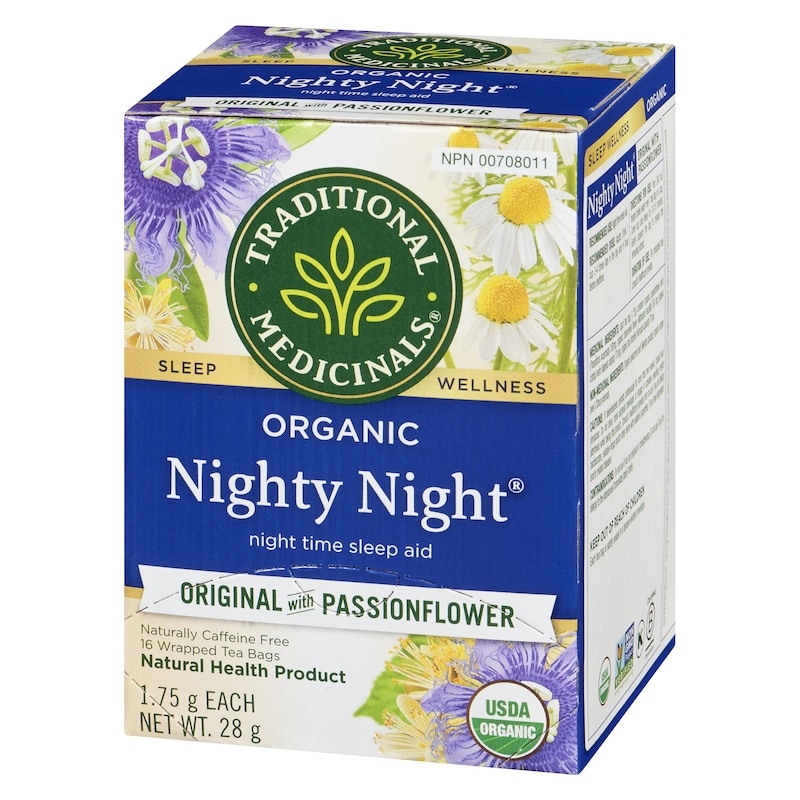 Wrapped Tea Bags Nighty Night Original With Passionflower Organic