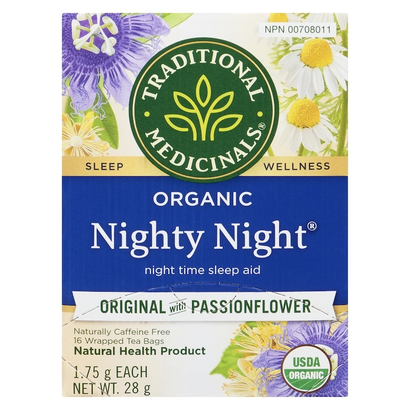 Wrapped Tea Bags Nighty Night Original With Passionflower Organic