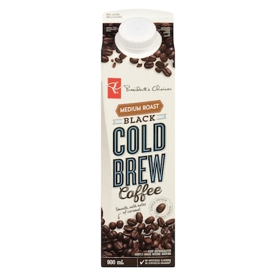 President's Choice Medium Roast Black Cold Brew Coffee 900 ml, $0.83/100ml