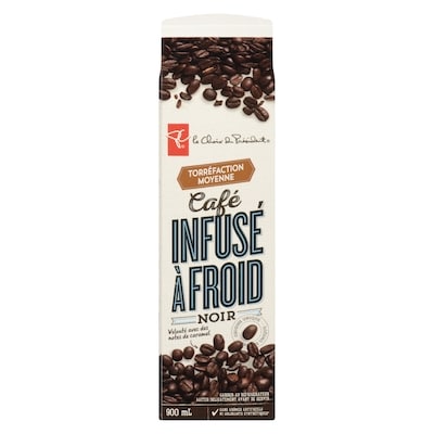 Café infusé à froid noir à torréfaction moyenne