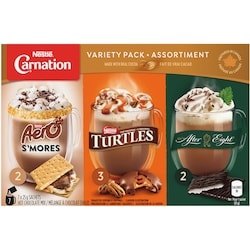 Carnation Variety Pack Hot Chocolate Envelopes 175 g, $3.99/100g