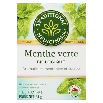 Menthe Verte Biologique Sachets Emballés