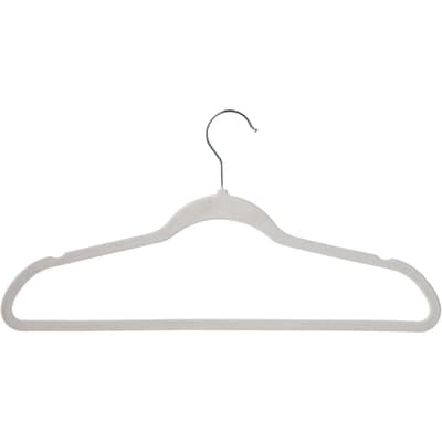 Flocked Hangers Beige