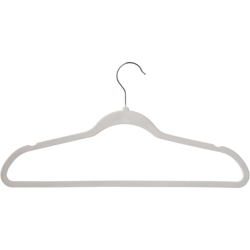 Flocked Hangers Beige 
