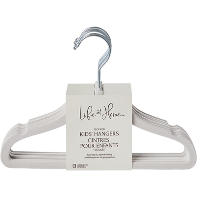 Life at Home cintres pour enfants floqués 8x1.0 ea, 1,00 $/1ch