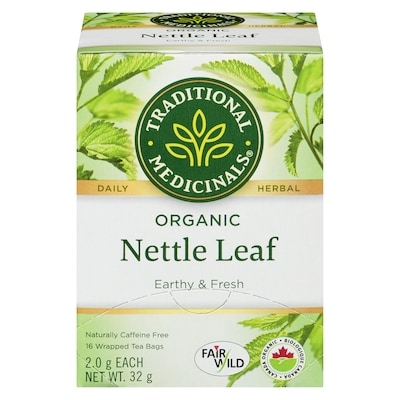 Traditional Medicinals Nettle Leaf Organic Wrapped Tea Bags 16 ea, $0.37/1ea