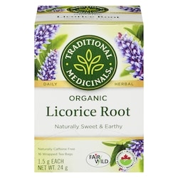 Licorice Root Organic Wrapped Tea Bags