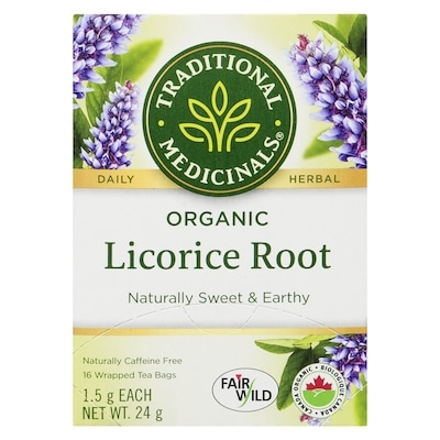 Licorice Root Organic Wrapped Tea Bags