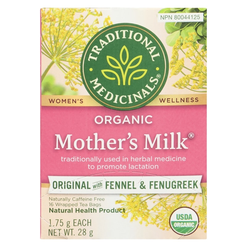 Mother'S Milk Original With Fennel & Fenugreek Organic Wrapped Tea Bags