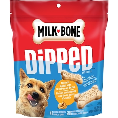 Milkbone Dog Snacks Biscuits Baked With Real Peanut Butter 340 g, $1.61/100g