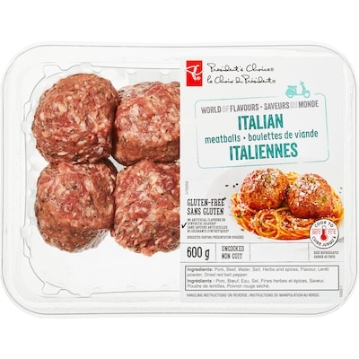 le Choix du Président Boulettes de viande italiennes 600 g, 2,00 $/100g
