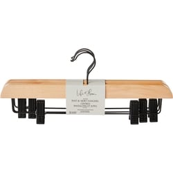 Cintres En Bois Blanc Deluxe Pour Manteaux Pantalons Jupes Vêtements x 100 NEUF