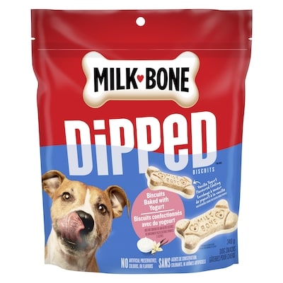 Milkbone Milk Dipped Vanilla Yogurt 340 g, $1.61/100g