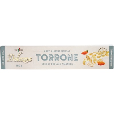 Dolcezza Torrone Hard Almond Nougat 150 g, $4.66/100g