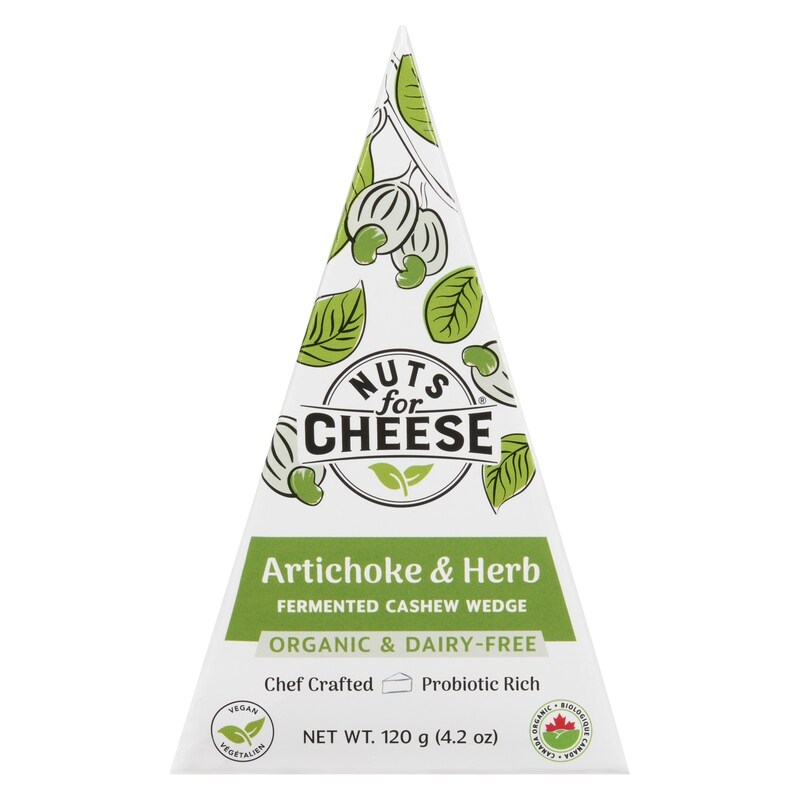 Organic & Dairy-Free Fermented Cashew Product Artichoke & Herb