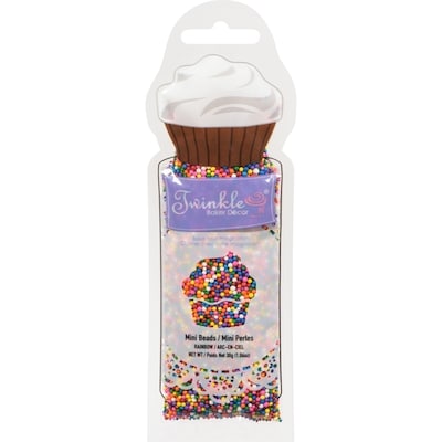Twinkle Baker Decor Mini Beads Rainbow 30 g, $8.30/100g