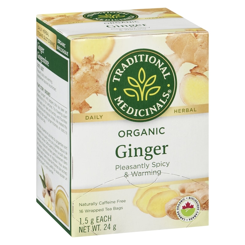 Wrapped Tea Bags Ginger Organic