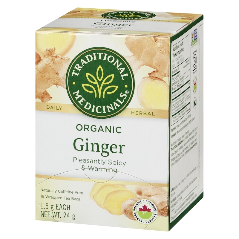 Wrapped Tea Bags Ginger Organic