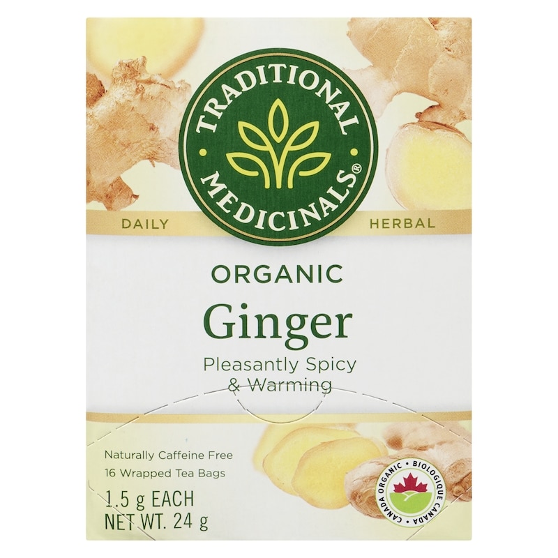 Wrapped Tea Bags Ginger Organic