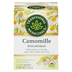 Traditional Medicinals Camomille Biologique Sachets Emballés 16 ea, 0,34 $/1ch