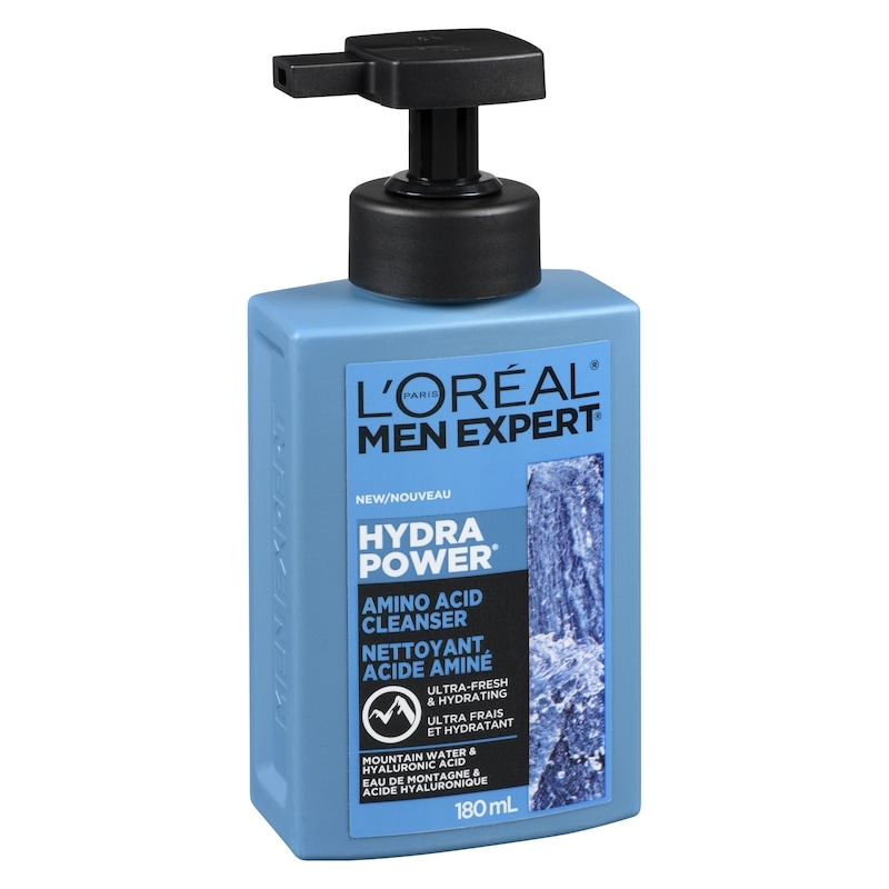 Men Expert Hydra Power Amino Acid Cleanser Mountain Water & Hyaluronic Acid