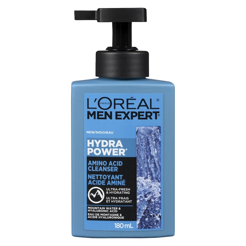 Men Expert Hydra Power Amino Acid Cleanser Mountain Water & Hyaluronic Acid
