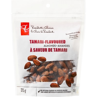 le Choix du Président Amandes à saveur de tamari 275 g, 3,27 $/100g